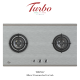 Turbo Incanto T882SSV 88cm 2 burners built-in hob