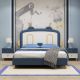 QiMiao Solid Wood Children Room Robot Children Bed