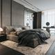 YiShi Baxter Upholster Paris Villa Style Frosted Leather Bed