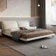 YiShi Italian Minimalist Upholstered Leather Bed