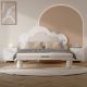 QiMiao Cream Style Cloud-shaped Children Bed