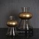 Nordic Modern Minimalist Conical Glass Gold Vase