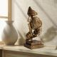 Sculptural Table Display Decor Silience is Gold
