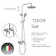 Tuscani Bath & Shower Column Mixer TD109/TD109B Set