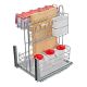 Excel Fiorella Sus304 Permutation Multipurpose Slim Line Slabs Pull-Out Kitchenware Basket