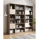 Black Oak Bookshelves W/O Side Cabinet