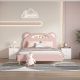 QiMiao Nordic Minimalist Style Cartoon Bear Children Bed