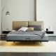 YiShi Italian Minimalist Upholstery Leather Hanging Bed