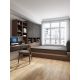 ZMJ Wooden Storage Bed with Modular Tall Unit