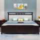 Chinese Oriental Modern Bed w/o Storage Drawers