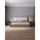 ZMJ Modern Wood/White Platform Bed