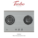 Turbo Italia - Turbo Incanto T702SSV 70cm 2 Burners Built-In Hob