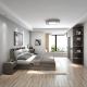 Black Oak Nordic Furniture Package (Halla Storage Bedframe + Sliding Door Wardrobe)