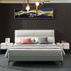 Minimalist Italian Style Upholstered Platform Bed
