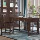Chinese Oriental Solid Wood Writing Desk Table