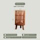Tai An Rattan floor lamp Japanese-style living room bedroom retro hand-woven wabi-sabi wind rattan decorative lamps D44H78cm
