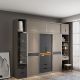 Nordic Sliding Door Wardrobe with Modular Add-On Storage/Dresser