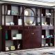 Chinese Oriental Solid Wood Storage Bookshelf Display Cabinet