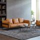 Klein Modern Minimalist Leather Sofa