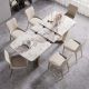 Italian-Inspired Rock Slab Adjustable Length Dining Table
