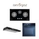 Aerogaz Gas Hob + Slim Hood + Multi-Function Oven Package (AZ-933F+AZ9100+AZ-3203B)