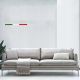Callum Modern Minimalist Leather Sofa