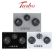 Turbo Incanto T773GV-(BK/OW/MS) 77cm 3 burners built-in glass hob