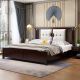Oriental Chinese Modern Bed w/o Drawers and Storage