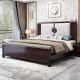 Modern Oriental Chinese Contemporary Bed w/o Drawers and Storage