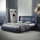 Nordic Minimalist Luxury Solid Wood Storage Bed