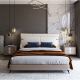 Italian Minimalist Genuine Leather Bed with/without Storage Compartment
