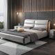Italian Romain Genuine Leather Storage Bed