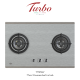 Turbo Incanto T772SSV 77cm 2 burners built-in hob