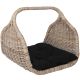 Tai An Rattan hand-woven portable dog kennel Wabi Sabi style home retro dog bed rattan small dog pet kennel