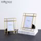 Nordic Simple Fashion Glass Copper Photo Frame