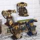 Vintage Resin Telephone Money Box Decor