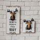 Faux Deer Head Wall Decor