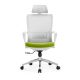 Ergonomic White/Lime Green Office Chair