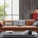 Casimo Italian Living Leather Sofa