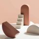 Nordic Geometric Blocks Table Decor