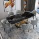 Italian Living Luxury Classic Faux Marble Dining Table