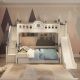 Children Themed Bunk Bed with Storage and Slide