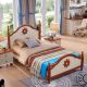 Nautical-Inspired Children Bed w/o Storage and Bedside Table