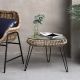 Tai An Rattan coffee table homestay creative side table designer corner table modern minimalist wabi sabi style retro tea table