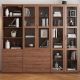 Modern Midcentury Country Wooden Storage Bookshelf Bookcase