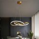 Modern Contemporary Classic Swirl Hanging Ceiling Pendant Light