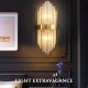 Stant Crystal Glass Wall Lamp