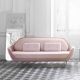 Modern Contemporary Designer Inspired Curved Sofa