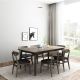 Nordic Woodgrain Rectangular Dining Table