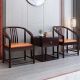 Traditional Chinese Oriental Chair and Side Table Set